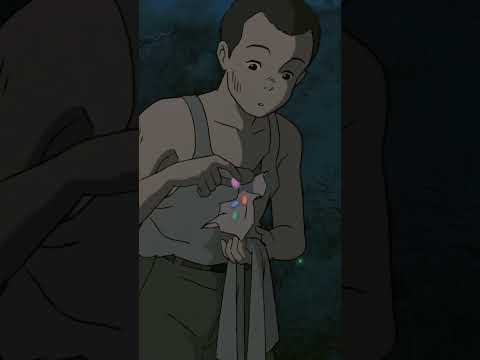 Setsuko eats fruit drops. [Subtitled]