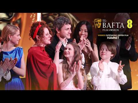 Hamnet Wins the BAFTA for Outstanding British Film | EE BAFTA Film Awards 2026