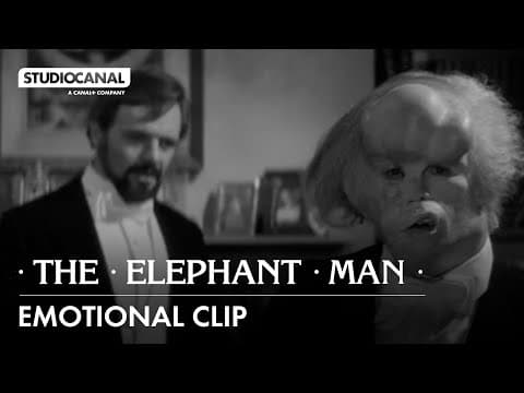 Emotional scene from THE ELEPHANT MAN